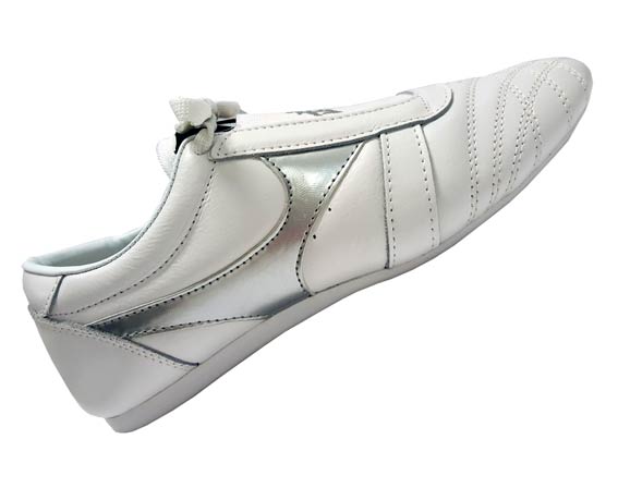 Leather Martial Art Shoes White 