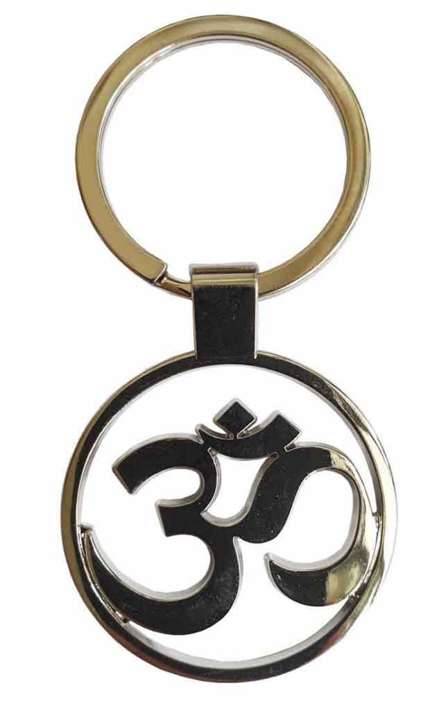 Porte clé symbole Ôm Aum en métal achat pas cher, livraison gratuite.