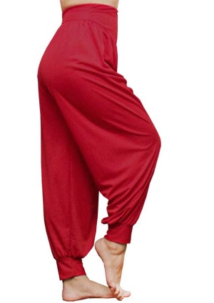Pantalon Yoga rouge